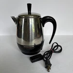 Vintage Farberware Superfast 2-4 Cup Percolator 134B Automatic Coffee Maker. Fixed Price $29.99.