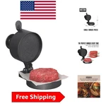 Burger Patty Maker Non-stick 4.5" Press With Spring Plunger For Ease. Fixed Price $47.99.