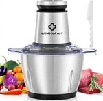 Linkchef Food Processor 10 Cup 600W Electric Meat Grinder Chopper Stainless. Fixed Price $44.99.