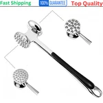 Premium Stainless Steel Meat Tenderizer Mallet, Non-slip Handle, Double-sided. Fixed Price $11.90.