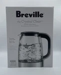 Breville The Crystal Clear Electric 1800W Glass Kettle (BKE595XL) - Openbox. Fixed Price $69.95.