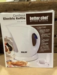 Better Chef Cordless Electric Kettle Model IM-142W. Fixed Price $29.99.