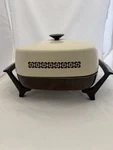 Vtg West Bend 11 Electric Skillet Sensa Temp W/ Lid Cord Tested-works. Fixed Price $29.99.
