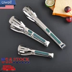 Stainless Steel Kitchen Tongs Food Serving Grill Multi Purpose Cooking Us. Fixed Price $9.93.