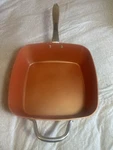 Cooper Chef 11 Skillet With Stainless Steel Induction Plate For All Heat Source. Fixed Price $25.00.