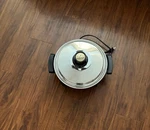 Vintage Kitchen Craf Liquit Core Electric Skillet Stainless Steel 0100CU Usanew. Fixed Price $97.99.