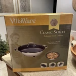 Villaware Non-stick Stainless Steel Electric Skillet Model 6400-12 New. Fixed Price $110.00.