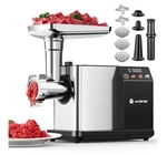 Meat Grinder Electric 3000W Max With Touch Color Screen, Auto-reverse & Built-in. Fixed Price $70.00.