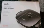 Cooks 12 X Nonstick Electric Skillet With Glass Cover, Cooking Easy Clean.. Fixed Price $25.00.