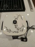 Vintage General Electric Skillet Frying Pan Model SK47GAS Mcm Tested Tilt Leg. Fixed Price $24.99.