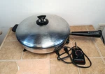 Farberware Stainless Aluminum Clad 12 Electric Fry Pan 310 Dome Lid 60. Fixed Price $34.92.