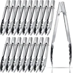 Chengu 18 Pieces Stainl Steel Kitchen Cooking Tongs Set With Sliding. Fixed Price $22.39.