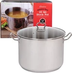 Camerons 20 Quart Stock Pot W/ Lid 18/10 Pro Grade Tri Ply Stainless Steel. Fixed Price $125.99.