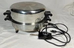 Vintage Saladmaster 11" Electric Skillet 7815 Stainless Cookware High Dome Lid. Fixed Price $54.71.