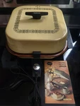 Vintage Sunbeam Flower Harvest Gold Yellow Electric Skillet Frypan Crock Tested. Fixed Price $64.99.