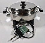 Lifetime Electric Skillet Fry Pan 11 W Lid Liquid Core 17906 Vintage Usa Nice. Fixed Price $72.75.