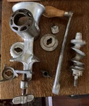 Vtg Montgomery Wards No. 5100 Meat Grinder Food Chopper W/original Box Usa Made. Fixed Price $29.00.