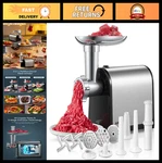 Heavy Duty Electric Meat Grinder & Sausage Stuffer, 3200W, Tubes, Blades,. Fixed Price $104.99.
