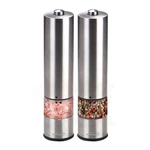 Brentwood Electric Blue Led Salt And Pepper Adjustable Ceramic Grinders. Fixed Price $64.13.