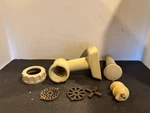Vintage Oster Food Grinder Head Model 945-08H Beige Attachment Kit. Fixed Price $9.99.