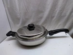 Saladmaster Skillet 11" Versa T304-316L Surgical Stainless Roasting Pan Lid. Fixed Price $474.99.