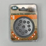 Lem Grinder Stuffing Plate 10MM #8 Stainless Steel 2-3/8" Diameter. Fixed Price $15.68.