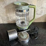 Vintage Rare 1970S Proctor Silex Percolator Glass Electric Green Coffee Pot Mcm. Fixed Price $153.93.