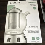 Berghoff Essentials Glass & Stainless Steel Teapot 1.3L Dishwasher Safe Lid. Fixed Price $20.00.