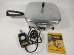 Vintage Westinghouse Electric Skillet F-28 Aluminum Automatic Lid. Fixed Price $35.00.