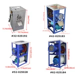 #32/#42/#52/#62 Electric Bones Crusher Feed Processer Meat Grinder 220V. Fixed Price $669.60.