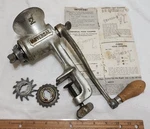 Vintage Universal No. 2 Meat Grinder Food Chopper Hand Crank Cast Iron Usa + Box. Fixed Price $24.99.