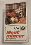 Villaware Alfa Deluxe Meat Mincer 1989 Poland Complete W/box. Fixed Price $34.99.