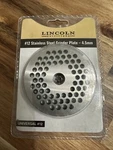 #12 Stainless Steel Grinder Plate 4.5MM Lincoln Outfitters Sku #31200050. Fixed Price $12.74.