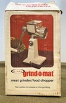 Vintage Rival Grind-o-mat Model 303TV Meat Grinder & Food Chopper New Box. Fixed Price $28.95.