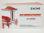 Zacme Metal Meat Grinder/sausage Stuffer For Kitchenaid Mixers Open Box New. Fixed Price $52.45.