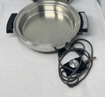 Vtg Webalco 7884 900 Watt Immersible Stainless Steel Electric Skillet -- No Lid. Fixed Price $38.42.