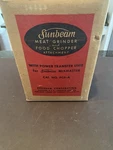 Sunbeam FC6-A Meat Grinder & Food Chopper Attachment W/ Power Transfer Unit. Fixed Price $14.00.