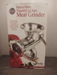 New Meat Grinder Norpro 150 Heavy Duty Sausage Food Kit Disks And Funnels. Fixed Price $40.00.