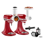 Kitchenaid Food Grinder + Fresh Prep Slicer/shredder Attachment Bundle, White. Fixed Price $349.99.