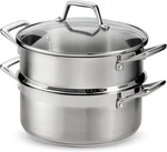Gourmet 5-QUART Steamer Set, Tri-ply Base Stainless Steel Dutch Oven With. Fixed Price $81.92.
