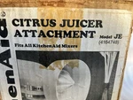 Kitchenaid Citrus Juicer Attachment Je 4164748 White Plastic For Mixer. Fixed Price $20.00.