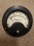 Weston Model 642 Ac Ampere Amps Meter 50-200A, No. 7085, Bakelite Casing. Fixed Price $23.00.