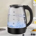 1500W Electric Glass Kettle High Borosilicate Auto Shut-off Kitchen Office. Fixed Price $22.00.