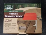 Lem Products Clamp-on Meat Tenderizer (processes 1/2" Thick, 4" Wide) New In Box. Fixed Price $65.00.