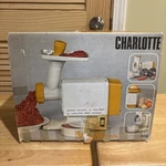 Moulinex Charlotte Electric Meat Grinder Salad Maker Juicer Complete 308 Tested. Fixed Price $49.99.