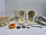 Vintage Moulinex Jeannette Electric Meat Grinder Salad Maker 244 Bundle Complete. Fixed Price $54.94.