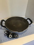 Vintage Oster 9949 Super Grill Black 16 Round Non Stick Electric Skillet. Fixed Price $67.96.