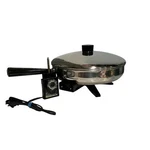 Farberware Stainless Steel 12" Electric Fry Pan Skillet Lid B3000 Works Read. Fixed Price $37.99.