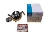 Bredemeijer Bella Ronde Double Walled Teapot, 1.2-LITER, Stainless Steel Glossy. Fixed Price $99.00.