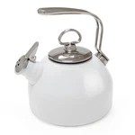 Chantal Classic Enamel-on-steel Teakettle, 1.8 Quart, White. Fixed Price $148.29.
